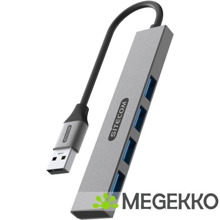 Sitecom USB-A to 4x USB-A Tiny hub, Computers en Software, USB Sticks, Nieuw, Verzenden