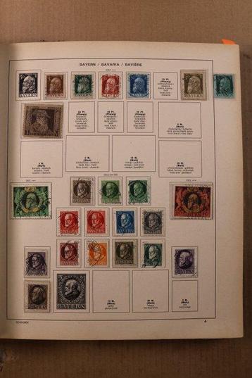 Allemagne 1858/1945 - Lot en 1 oud Schaubek voordrukalbum +
