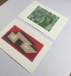 Josef Albers (1888-1976) after - Set of 2 Prints, Titles, Antiek en Kunst