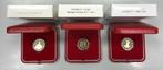 Monaco. 2 Euro 2020/2022 (3 monnaies) Proof