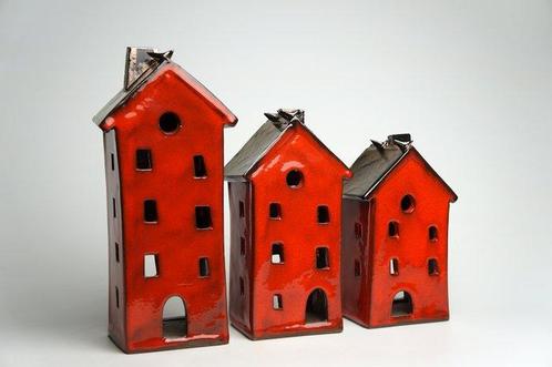 Urszula Despet - Kaarsenstandaard met oor (3) - Keramiek -, Antiek en Kunst, Antiek | Glaswerk en Kristal