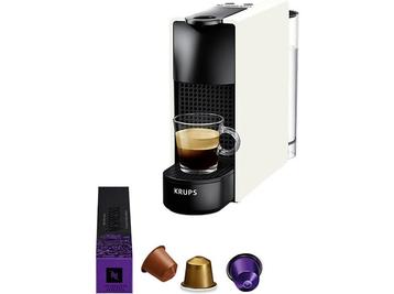 Krups -  Nespresso Essenza Mini  (xn110110) - Wit, Verzenden, Koffiepads en cups