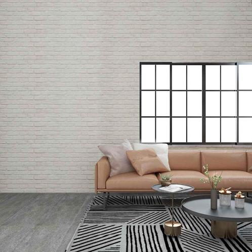 vidaXL 10 st Wandpanelen 3D witte baksteen EPS, Doe-het-zelf en Bouw, Platen en Panelen, Nieuw, Verzenden