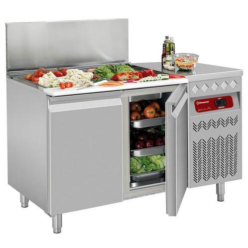 Saladette | 260L | 2 Deuren (1/1 GN) | Boven 1x 1/1 GN + 2x, Zakelijke goederen, Horeca | Keukenapparatuur, Nieuw in verpakking