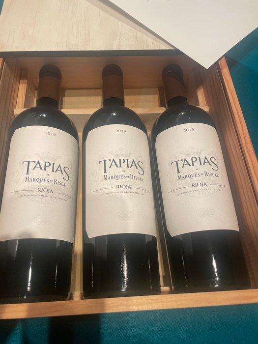 2019 Marques de Riscal, Tapias - Rioja - 3 Flessen (0.75, Collections, Vins