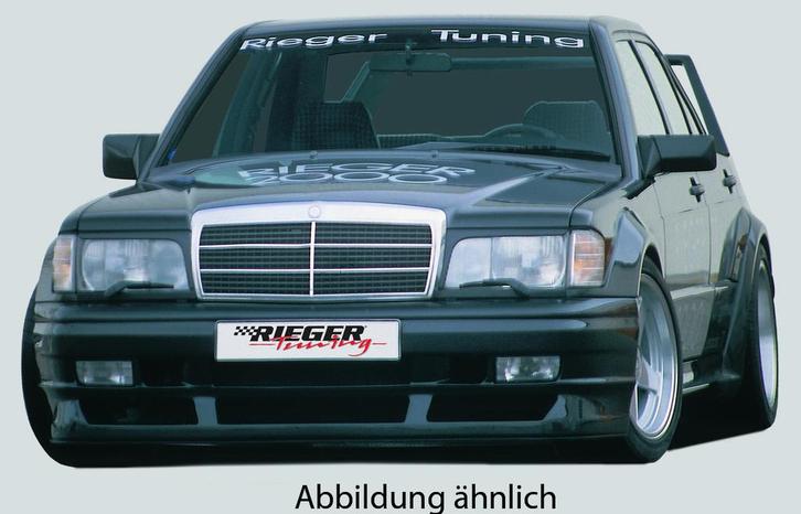 Rieger voorbumper | 190-Serie (W201) - Sedan | stuk ongespot, Auto-onderdelen, Carrosserie, Nieuw, Mercedes-Benz, Verzenden