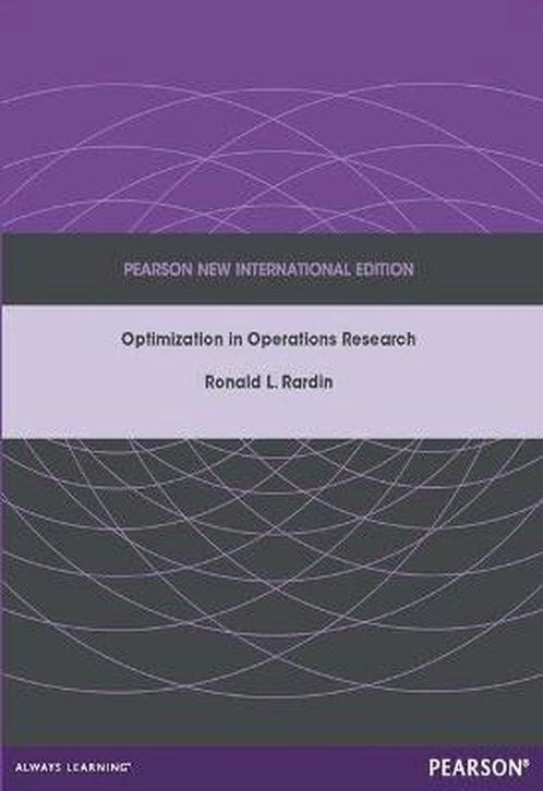 Optimization in Operations Research: Pearson New, Boeken, Overige Boeken, Gelezen, Verzenden