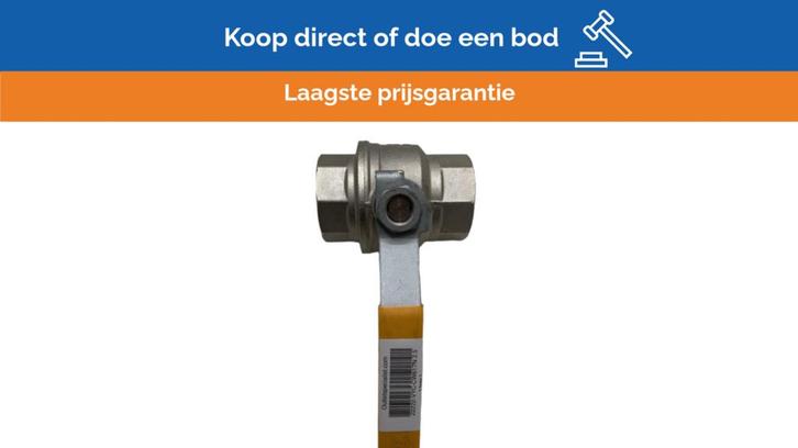 Bieden: Bronze kogelkraan 2.5 inch - CW617N, Sports nautiques & Bateaux, Accessoires navigation, Enlèvement ou Envoi