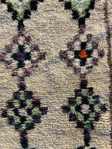 Vintage Marokkaans Berber Beni Ourain-tapijt - Vloerkleed -, Huis en Inrichting, Nieuw