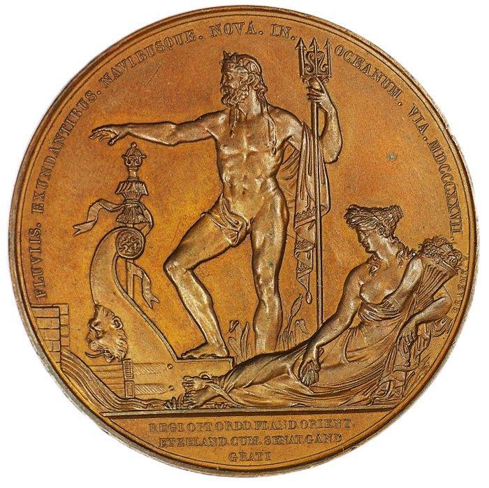 Nederland. Willem I ( 1815-1840). Historical Medal Tribute, Postzegels en Munten, Munten | Nederland