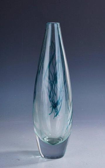 Glasfabriek Leerdam - Sybren Valkema - Vaas - Helder glazen, Antiek en Kunst, Antiek | Glaswerk en Kristal