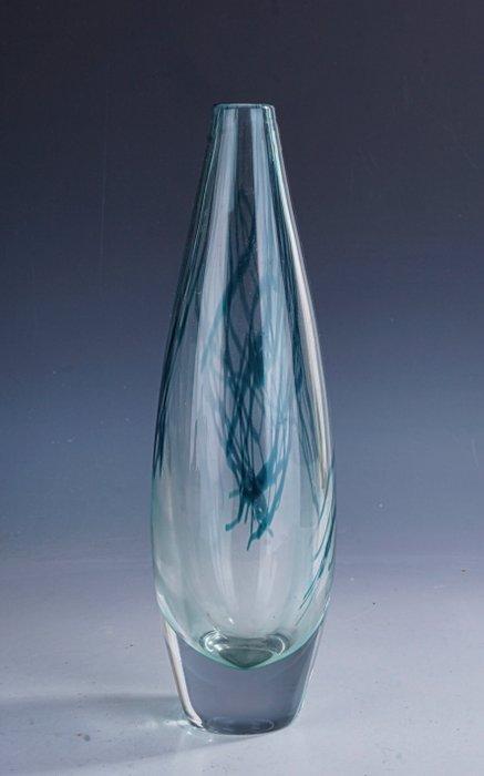 Glasfabriek Leerdam - Sybren Valkema - Vaas - Helder glazen, Antiek en Kunst, Antiek | Glaswerk en Kristal