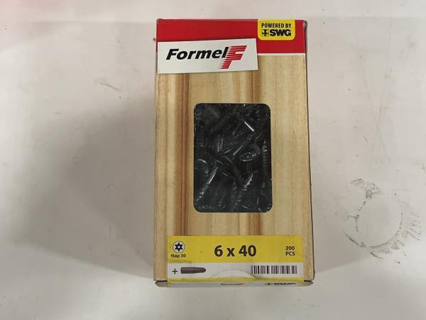 Veiling - 11x SWG houtschroef ø6x40mm Formel F 200-pack, Doe-het-zelf en Bouw, IJzerwaren en Bevestigingsmiddelen