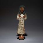 Égypte ancienne Terre cuite Beau Ushabti. Nouveau Empire,
