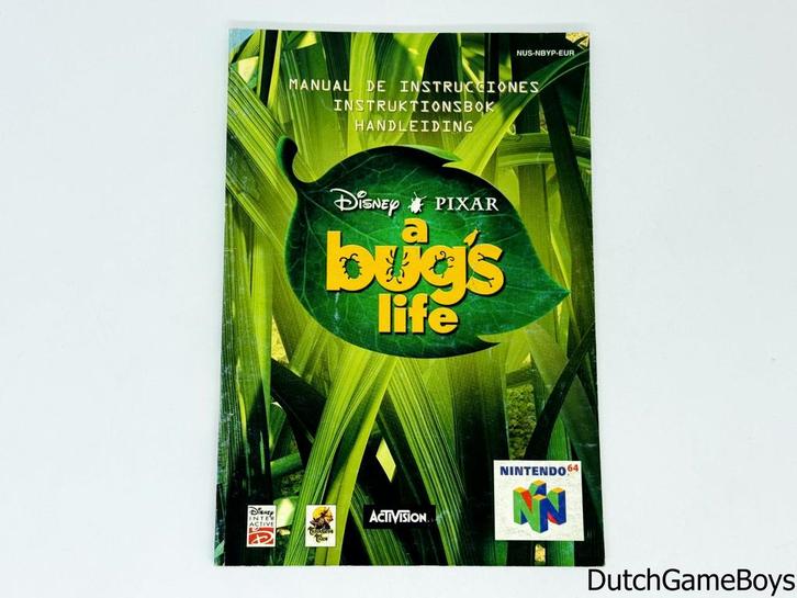 Nintendo 64 / N64 - A Bugs Life - EUR - Manual, Games en Spelcomputers, Games | Nintendo 64, Gebruikt, Verzenden
