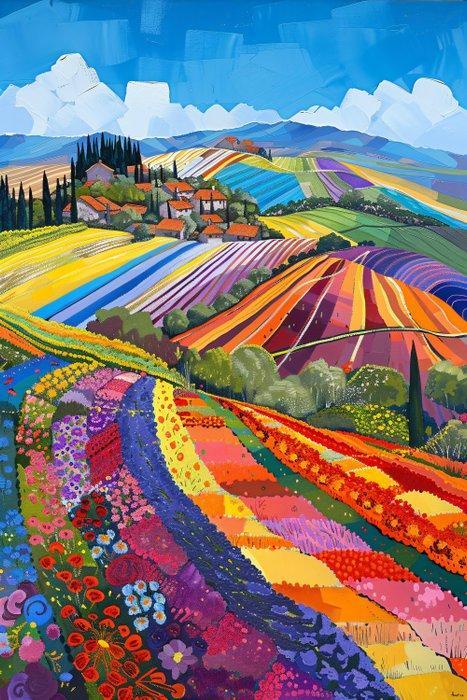 Felix van Horst - Resplendent Realms (XXL), Antiquités & Art, Art | Objets design