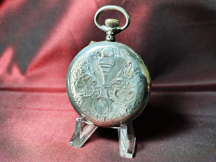 Enigma - Silver - 1900-1949, Handtassen en Accessoires, Horloges | Heren