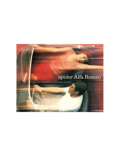 1964 ALFA ROMEO 2600 SPIDER & GUILIA SPIDER / SPIDER VELOCE, Livres, Autos | Brochures & Magazines