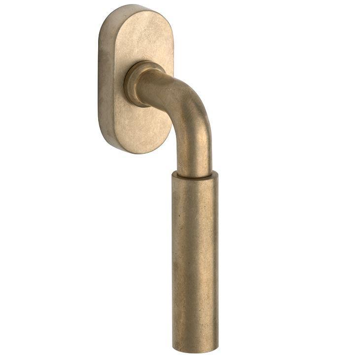 Draaikiepgarnituur Frankfurt/Elegant messing antiek, Doe-het-zelf en Bouw, Hang- en Sluitwerk, Klink of Kruk, Nieuw, Overige materialen