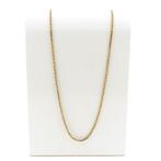 Gouden koningsschakel ketting | 64,5 cm (koningsketting), Handtassen en Accessoires, Ophalen of Verzenden, Gebruikt, Overige kleuren
