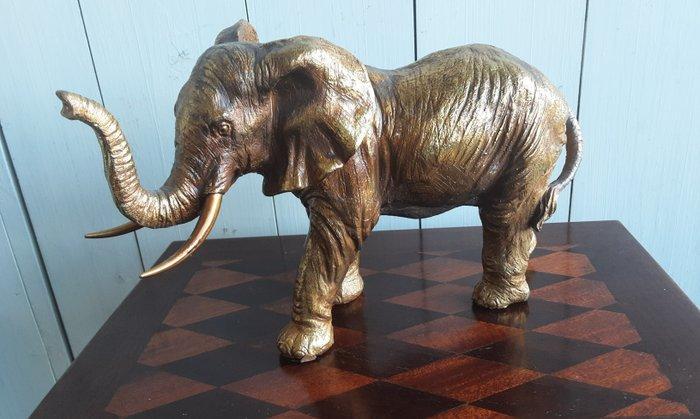Beeld, Olifant - 20 cm - kunststof, Antiek en Kunst, Curiosa en Brocante