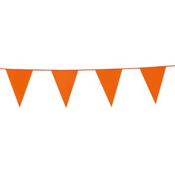 Oranje Slinger 30Cm Vlaggen 10m, Verzenden