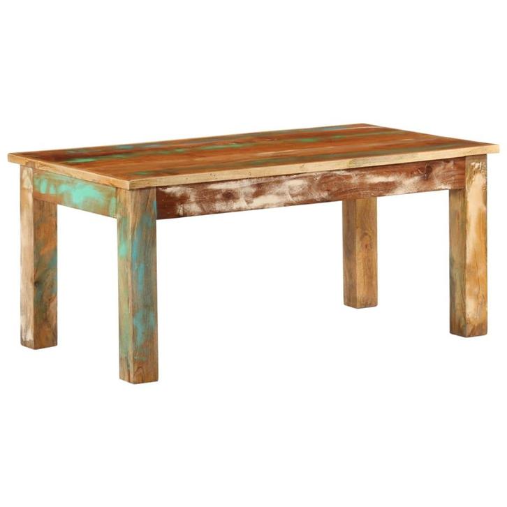 vidaXL Salontafel 100x55x45 cm massief gerecycled hout, Huis en Inrichting, Tafels | Salontafels, Nieuw, Verzenden