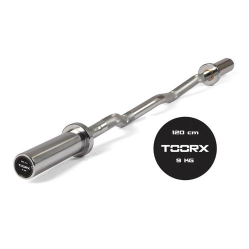 Toorx Fitness Olympische Curlstang EZ Bar Chrome 120 cm BCO-, Sport en Fitness, Fitnessmaterialen, Nieuw, Verzenden