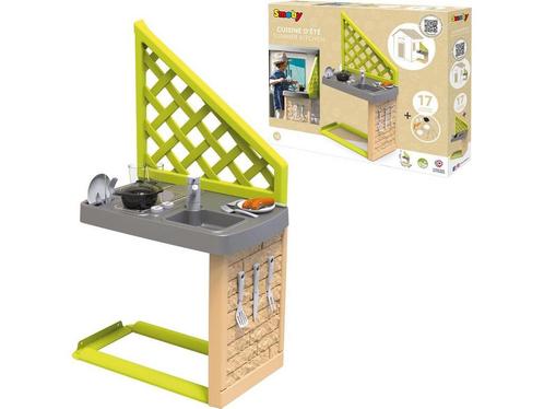 Smoby - Zomer keuken - Speelhuis - Accessoire, Hobby en Vrije tijd, Gezelschapsspellen | Overige, Zo goed als nieuw, Verzenden