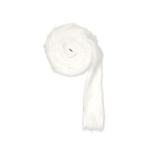 Kunstvel vachtje bontje wit(11) 5 cm breed. rol +/- 2m, Nieuw