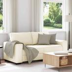 vidaXL 2-zitsbank 140 cm linnen, Huis en Inrichting, Verzenden, Nieuw