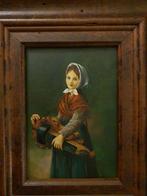 Scuola italiana (XX), da Jules Richomme - Giovane suonatrice