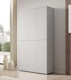 Meubella - Schoenenkast Amber - Lichtgrijs - 109x35x192 cm, Huis en Inrichting, Verzenden, Nieuw