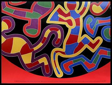 Keith Haring (after) - Poster Arte Keith HARING - Monkey