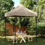 vidaXL Partytent Taupe 200 x 200 x 306 cm Oxford Stof, Verzenden, Nieuw
