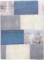 Geverfd patchwork Perzisch tapijt eigentijds design - modern, Huis en Inrichting, Stoffering | Tapijten en Vloerkleden, Nieuw