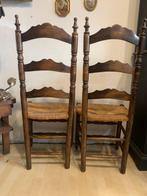 Stoel - Beuken - Paar stoelen met spijlenrugleuning en een