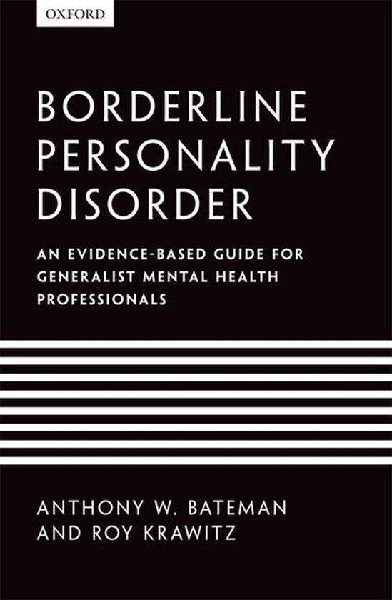 Borderline Personality Disorder - Anthony W. Bateman, Roy Kr, Boeken, Psychologie, Verzenden