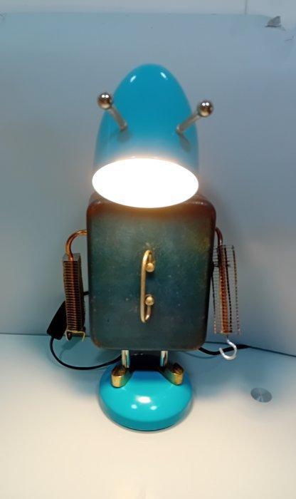 Barracus - Bureaulamp - robot oceans - IJzer, Staal, Koper,, Antiek en Kunst, Curiosa en Brocante