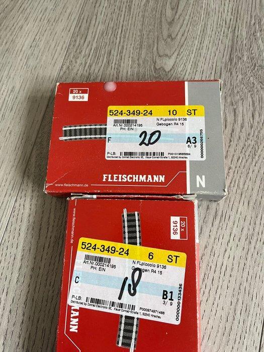 Fleischmann N - 9125; 9136; 9110; 9101 - Modeltreinsporen, Hobby en Vrije tijd, Modeltreinen | N-Spoor