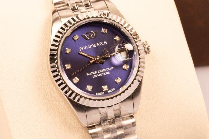 Philip Watch - Caribe Urban - Date - Royal Purple - Swiss, Handtassen en Accessoires, Horloges | Heren