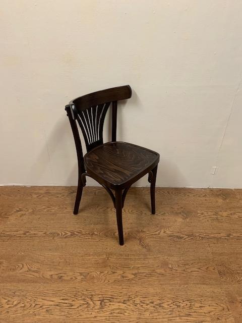Nieuwe Caféstoel Noten - S3200- Vintage/Café, Huis en Inrichting, Stoelen, Ophalen