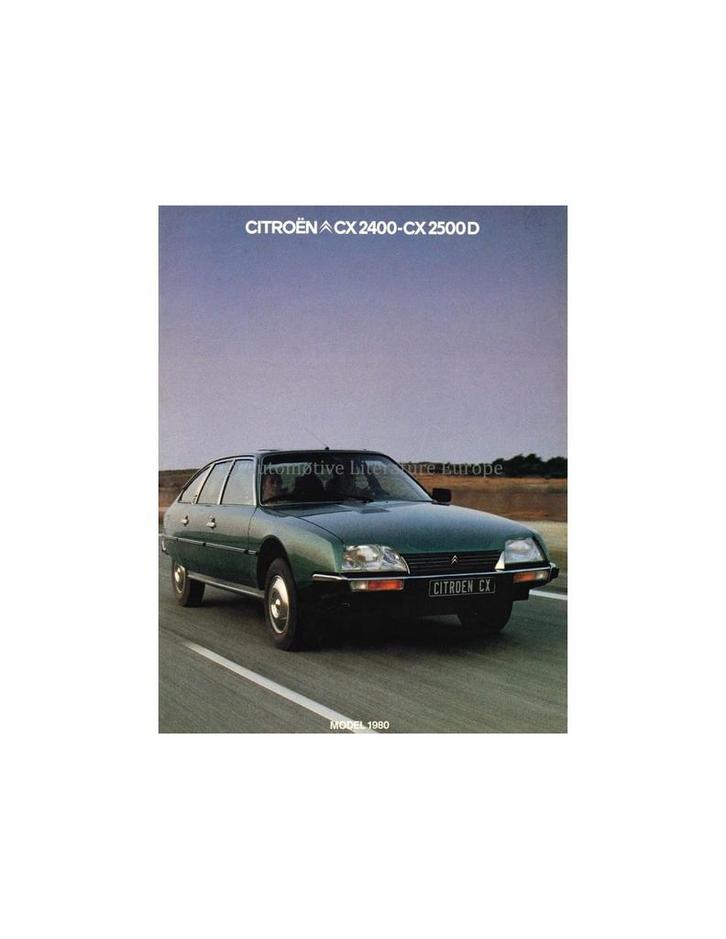 1980 CITROËN CX 2400 | CX 2500 D BROCHURE NEDERLANDS, Boeken, Auto's | Folders en Tijdschriften, Ophalen of Verzenden