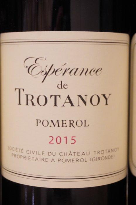 2015 Espérance de Trotanoy, Second vin de Château Trotanoy -, Collections, Vins