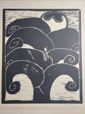 Pierre Alechinsky (1927) - Naissance dEros, Antiek en Kunst