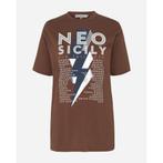 Munthe • bruin t-shirt Middle • 38, Maat 38/40 (M), Bruin, Verzenden, Nieuw