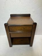 Kast - Tijdloos en Stevige Eikenhouten Design Nachtkastje  -, Antiek en Kunst, Curiosa en Brocante