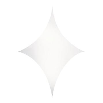WENTEX® Stretch Shape Diamond 375 cm x 250 cm, wit, Musique & Instruments, Lumières & Lasers, Verzenden