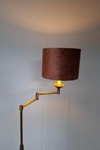 Swingarm vloerlamp - Messing - Zonder kap