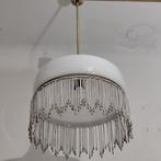 Plafonnier suspendu - Verre - Lampe Art déco en opaline